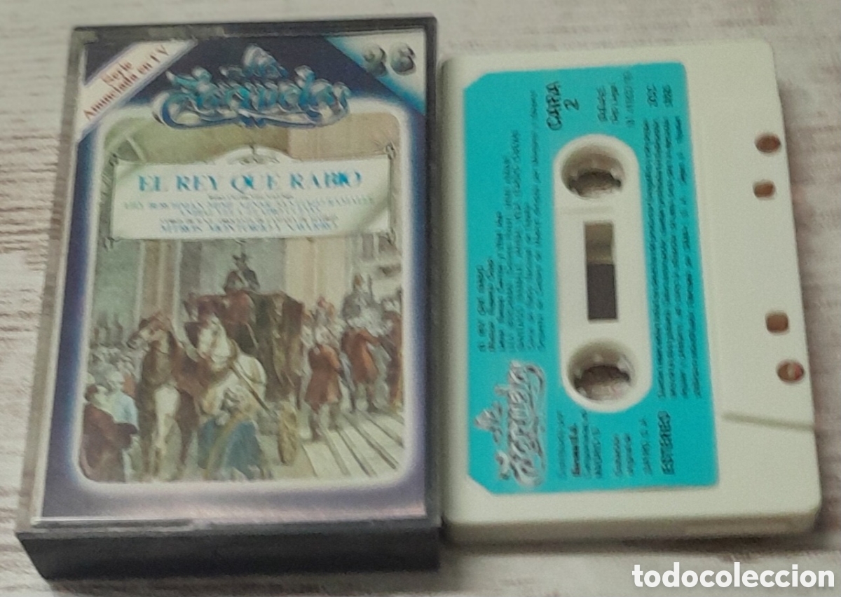 Casetes antiguos: EL REY QUE RABIO - LA ZARZUELA 26 - Foto 1