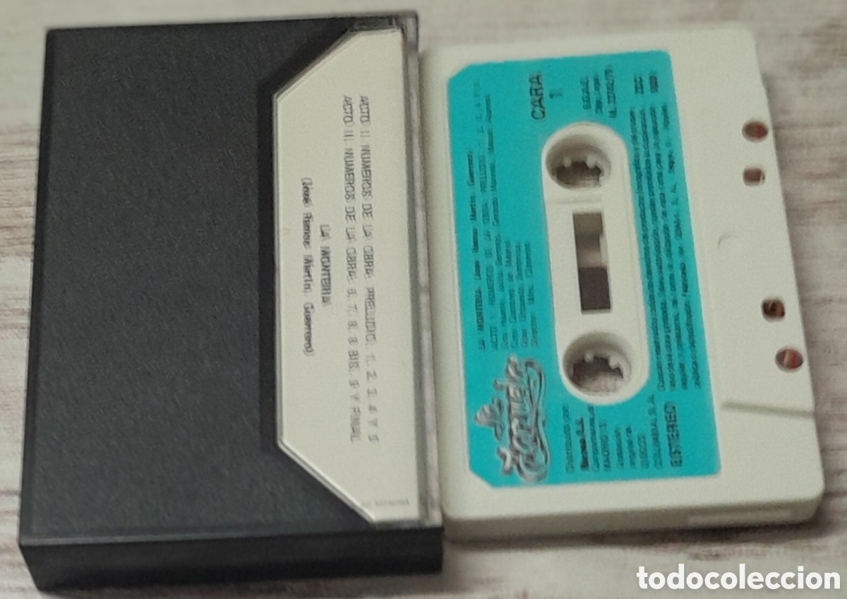 Casetes antiguos: LA MONTERIA - LA ZARZUELA 20 - Foto 2