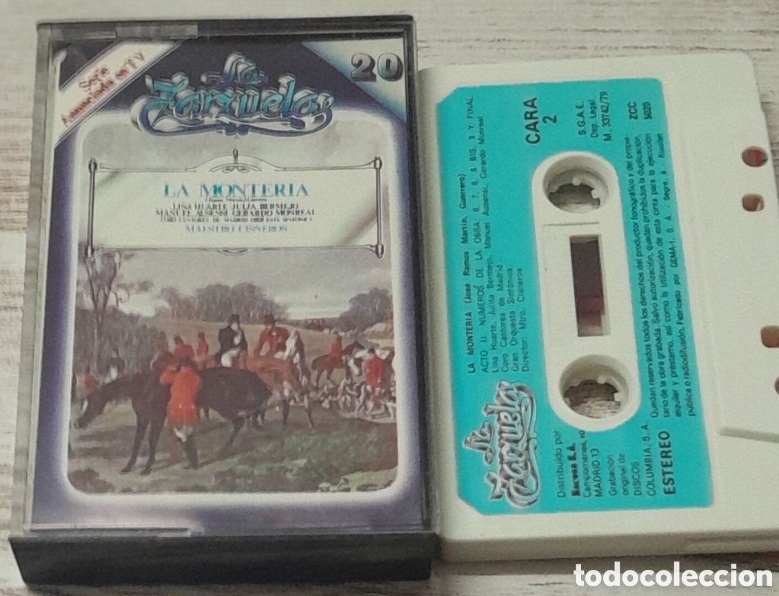 Casetes antiguos: LA MONTERIA - LA ZARZUELA 20 - Foto 1