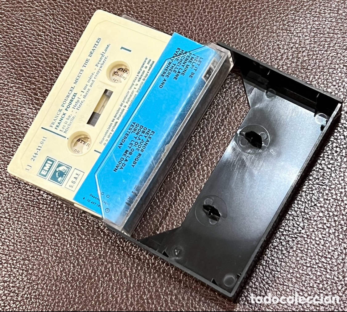 Casetes antiguos: Cinta de Cassette. Frank Pourcel. &ldquo;Meets the Beatles&rdquo;. - Foto 2