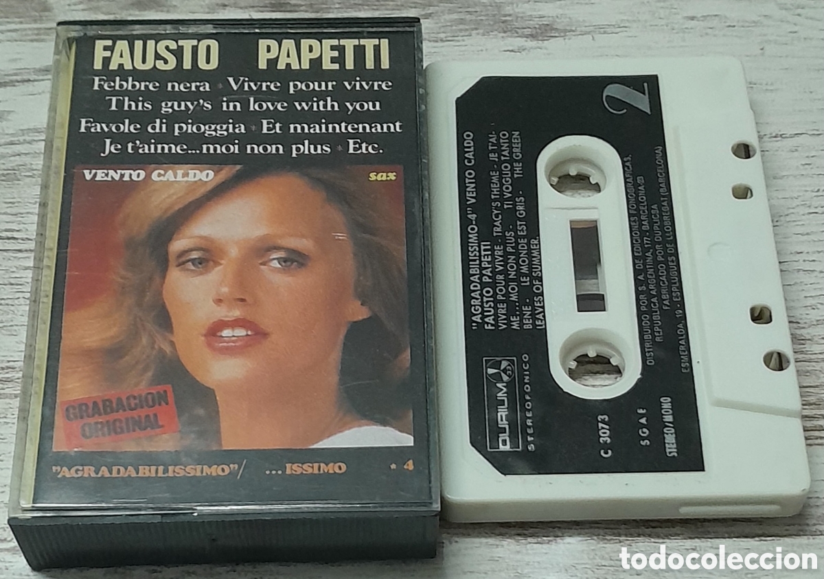 Casetes antiguos: FAUSTO PAPETTI - AGRADABILISSIMO-4 - Foto 1