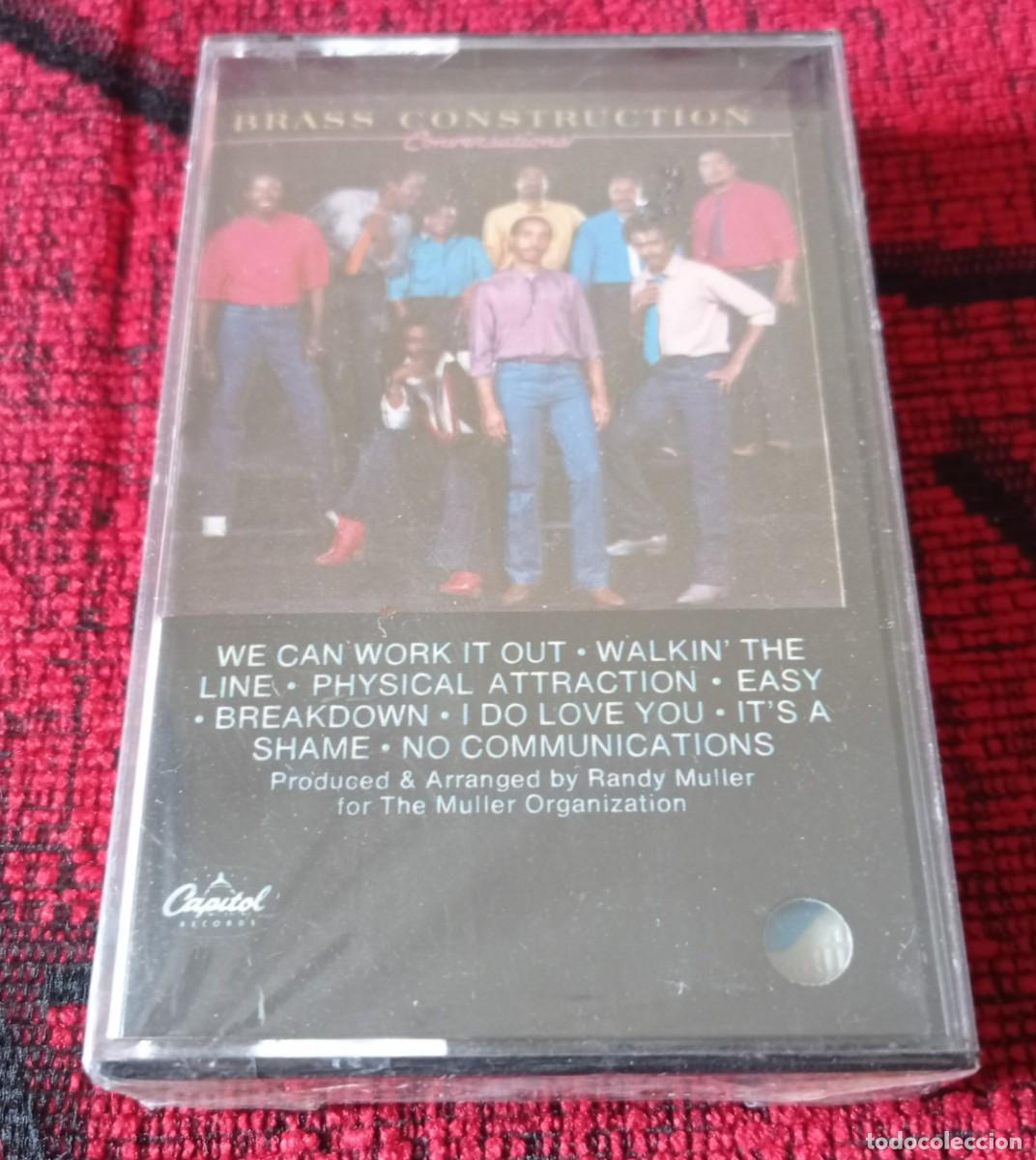 Casetes antiguos: BRASS CONSTRUCTION ** Conversations ** CASSETTE ORIGINAL 1983 PRECINTADO - Foto 1