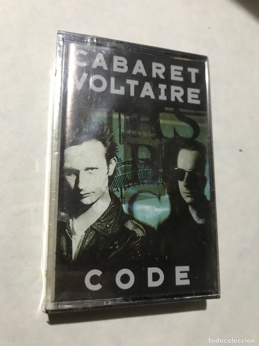 Casetes antiguos: CABARET VOLTAIRE - CODE CASSETTE CINTA HISPAVOX 1987 - SYNTH POP ELECTRO NEW WAVE NUEVO PRECINTADO - Foto 1