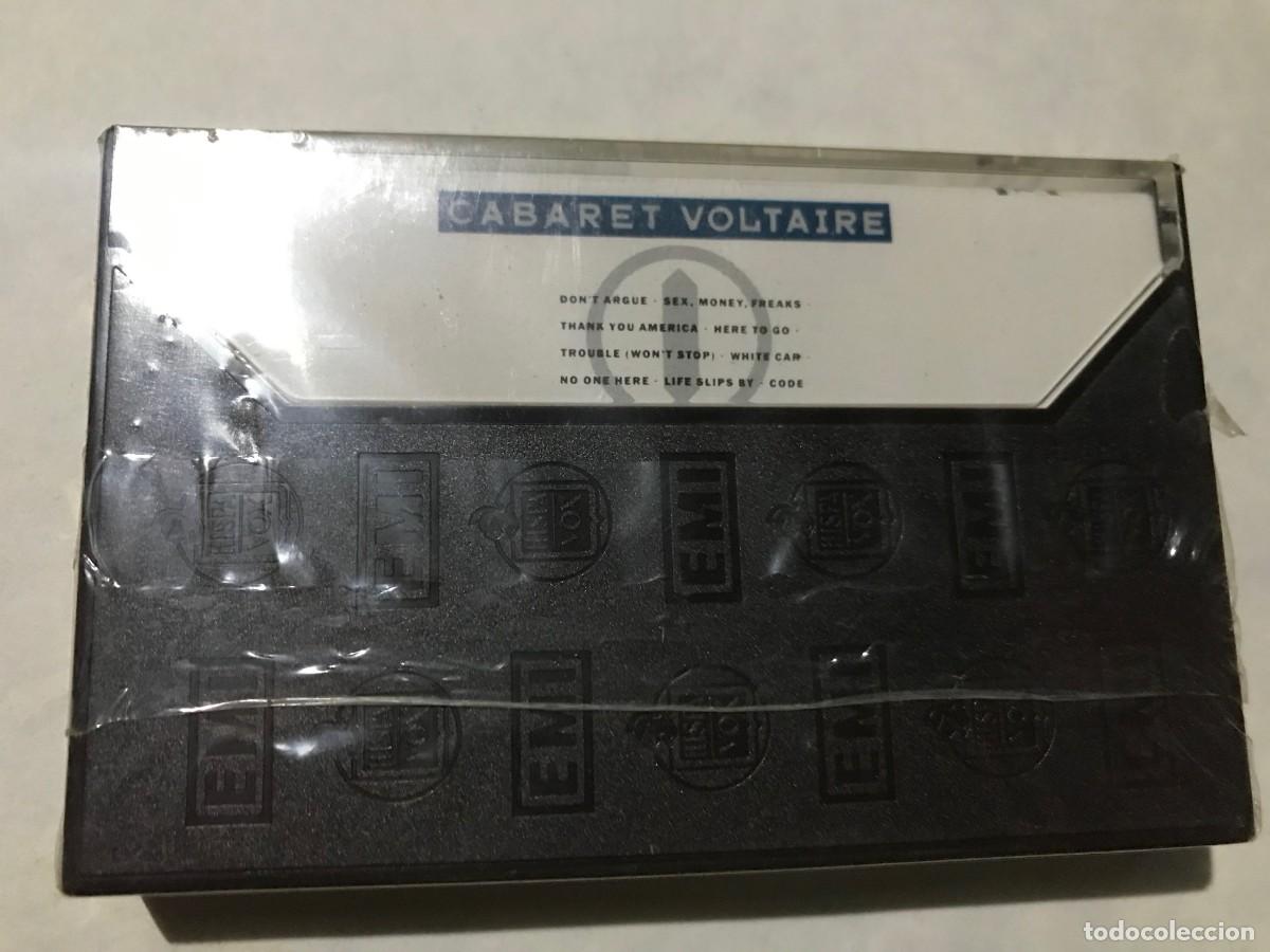 Casetes antiguos: CABARET VOLTAIRE - CODE CASSETTE CINTA HISPAVOX 1987 - SYNTH POP ELECTRO NEW WAVE NUEVO PRECINTADO - Foto 2