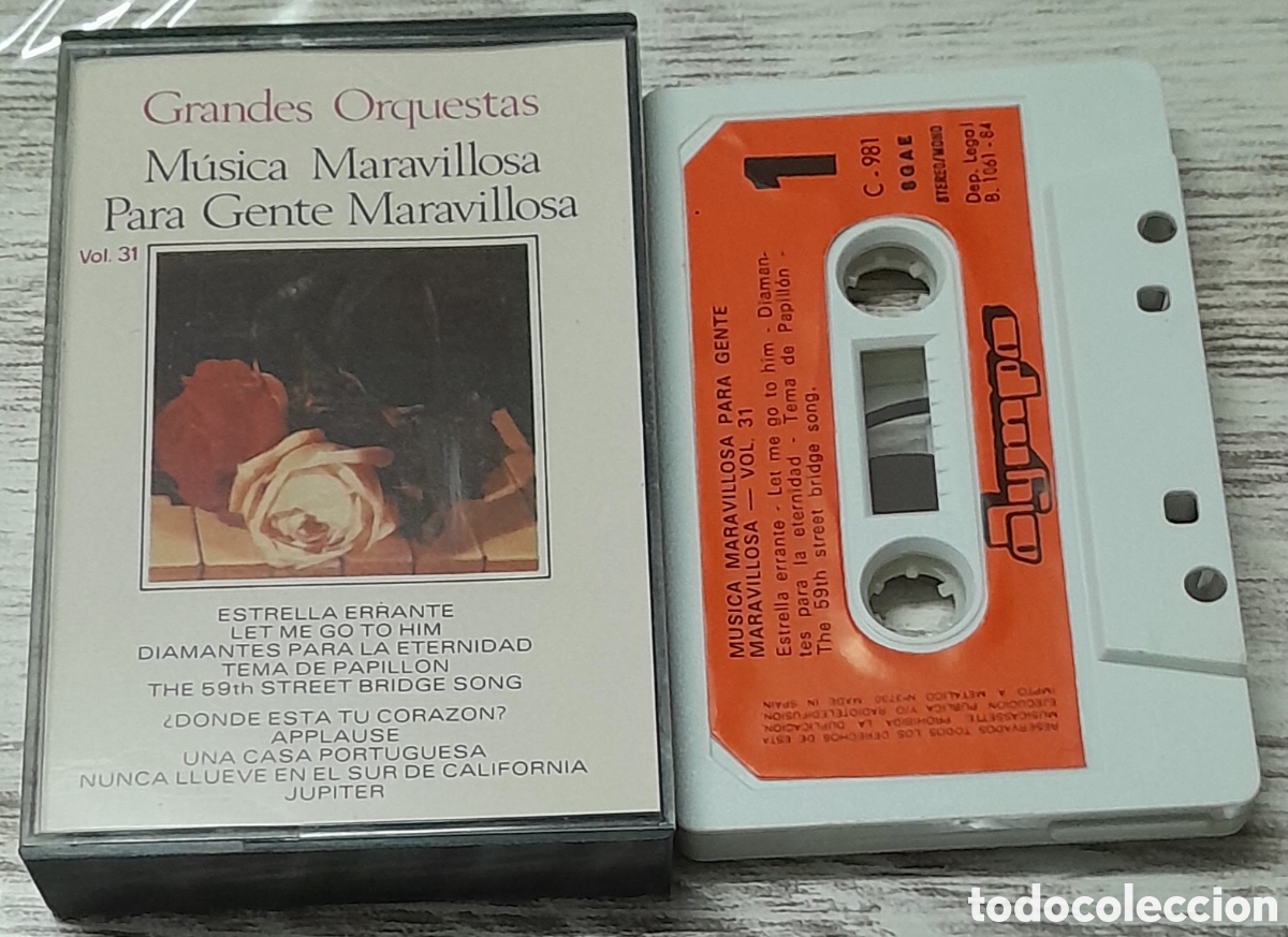 Casetes antiguos: M&Uacute;SICA MARAVILLOSA PARA GENTE MARAVILLOSA VOL. 31