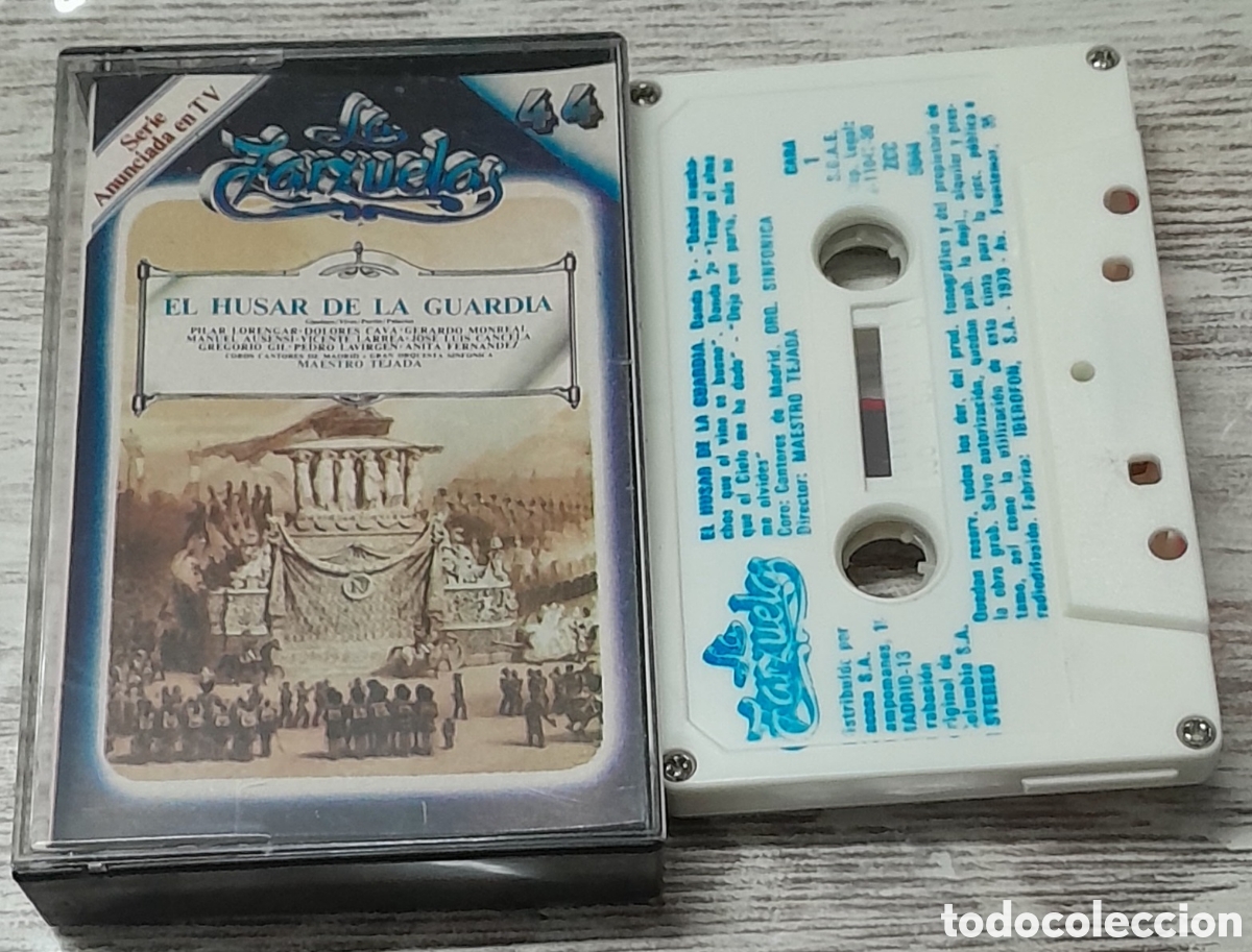 Casetes antiguos: EL HUSAR DE LA GUARDIA - LA ZARZUELA 44 - Foto 1