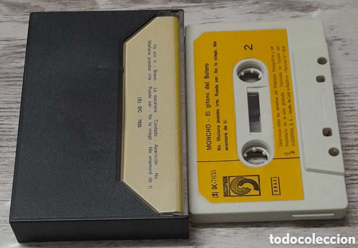 Casetes antiguos: MONCHO EL GITANO DEL BOLERO - Foto 2