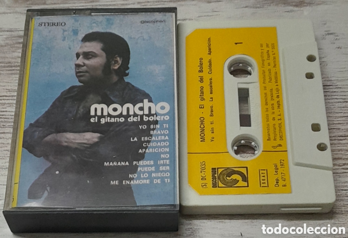 Casetes antiguos: MONCHO EL GITANO DEL BOLERO - Foto 1