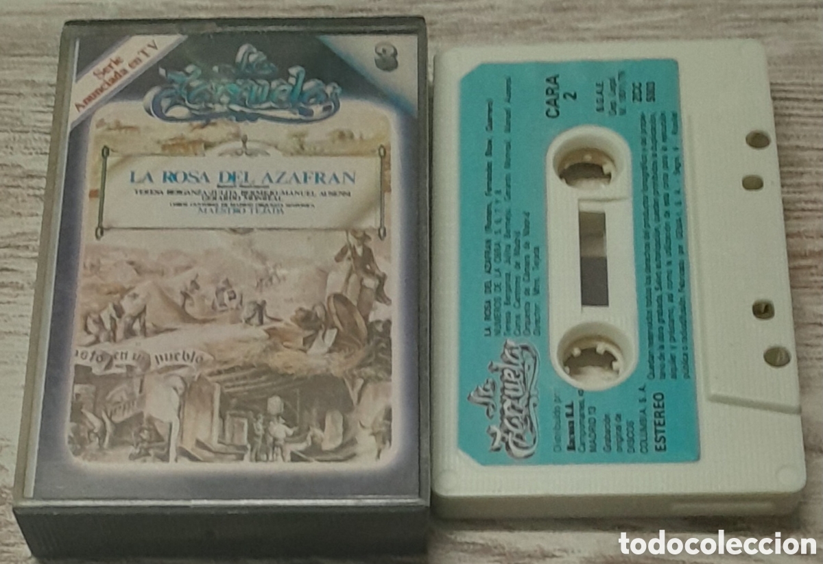 Alte Kassetten: LA ROSA DEL AZAFRAN - LA ZARZUELA 3