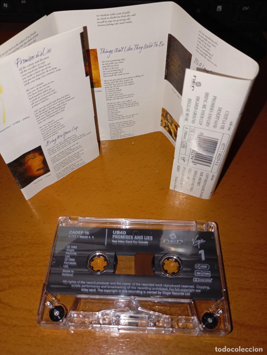 Casetes antiguos: UB 40 promises and lies - Foto 3