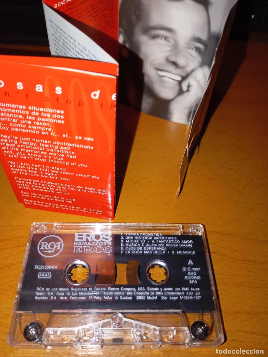 Casetes antiguos: EROS RAMAZZOTTI &rdquo;Eros&rdquo; - Foto 3