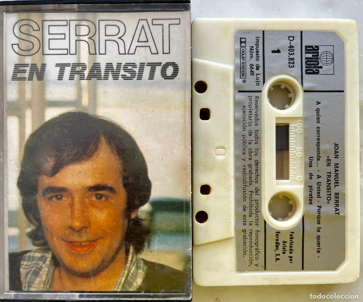 Casetes antiguos: SERRAT EN TR&Aacute;NSITO, CASETE ARIOLA - Foto 1