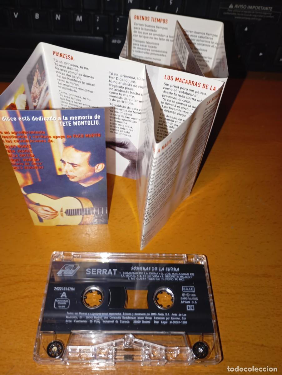 Casetes antiguos: SERRAT &rdquo;sombras de la China&rdquo; - Foto 3