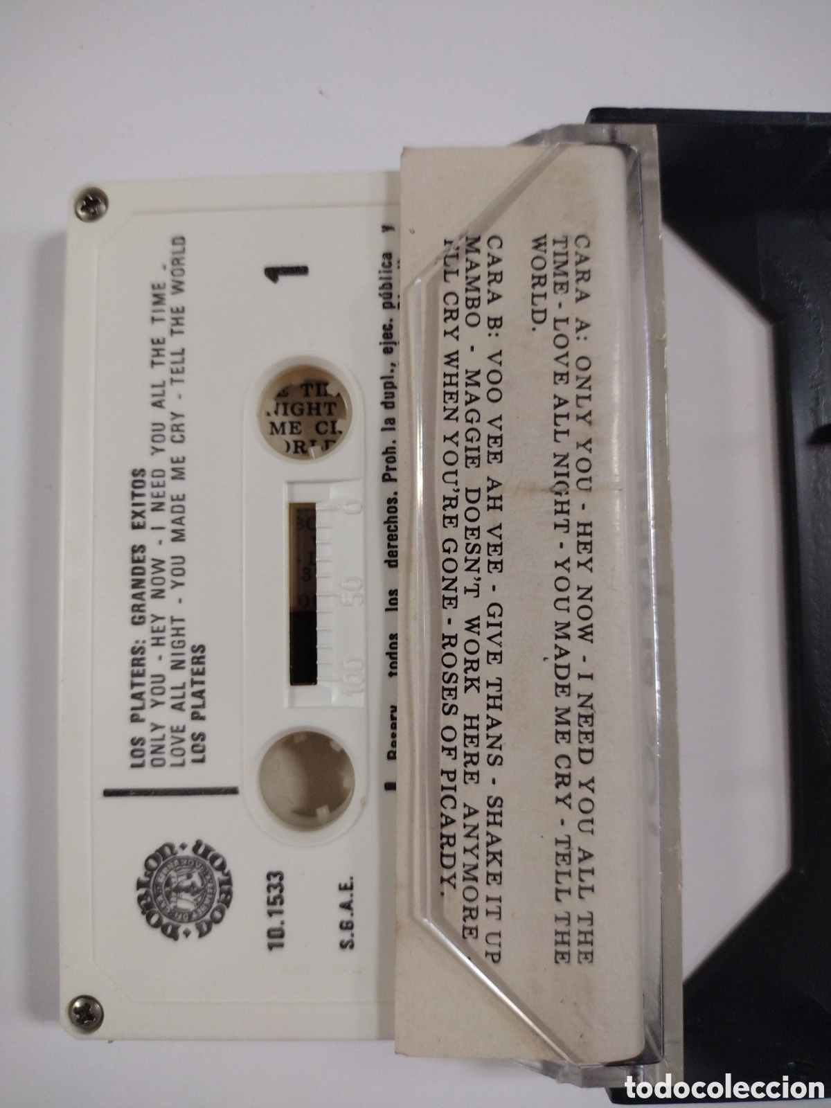 Casetes antiguos: LOS PLATERS. GRANDES EXITOS. CASSETTE - Foto 3