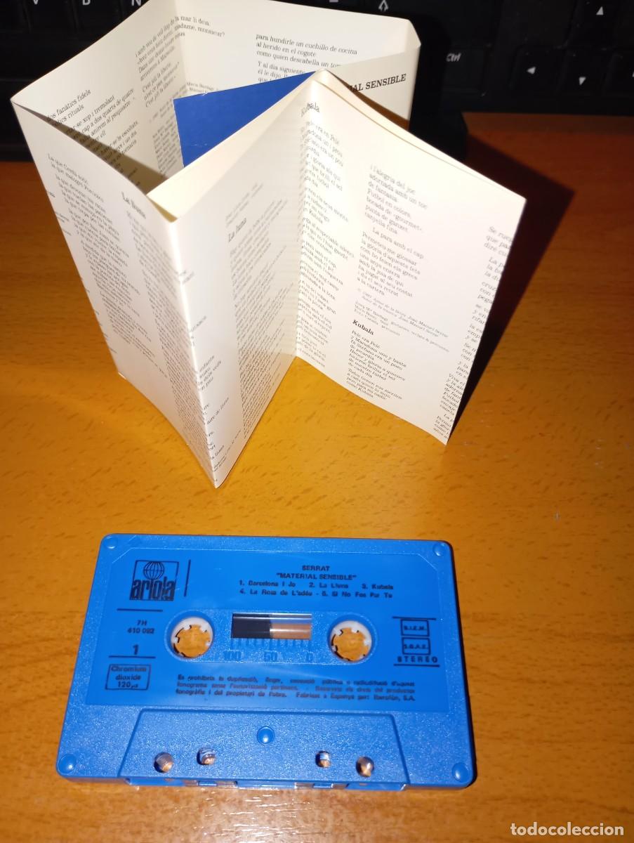 Casetes antiguos: SERRAT &rdquo;material sensible&rdquo; - Foto 3