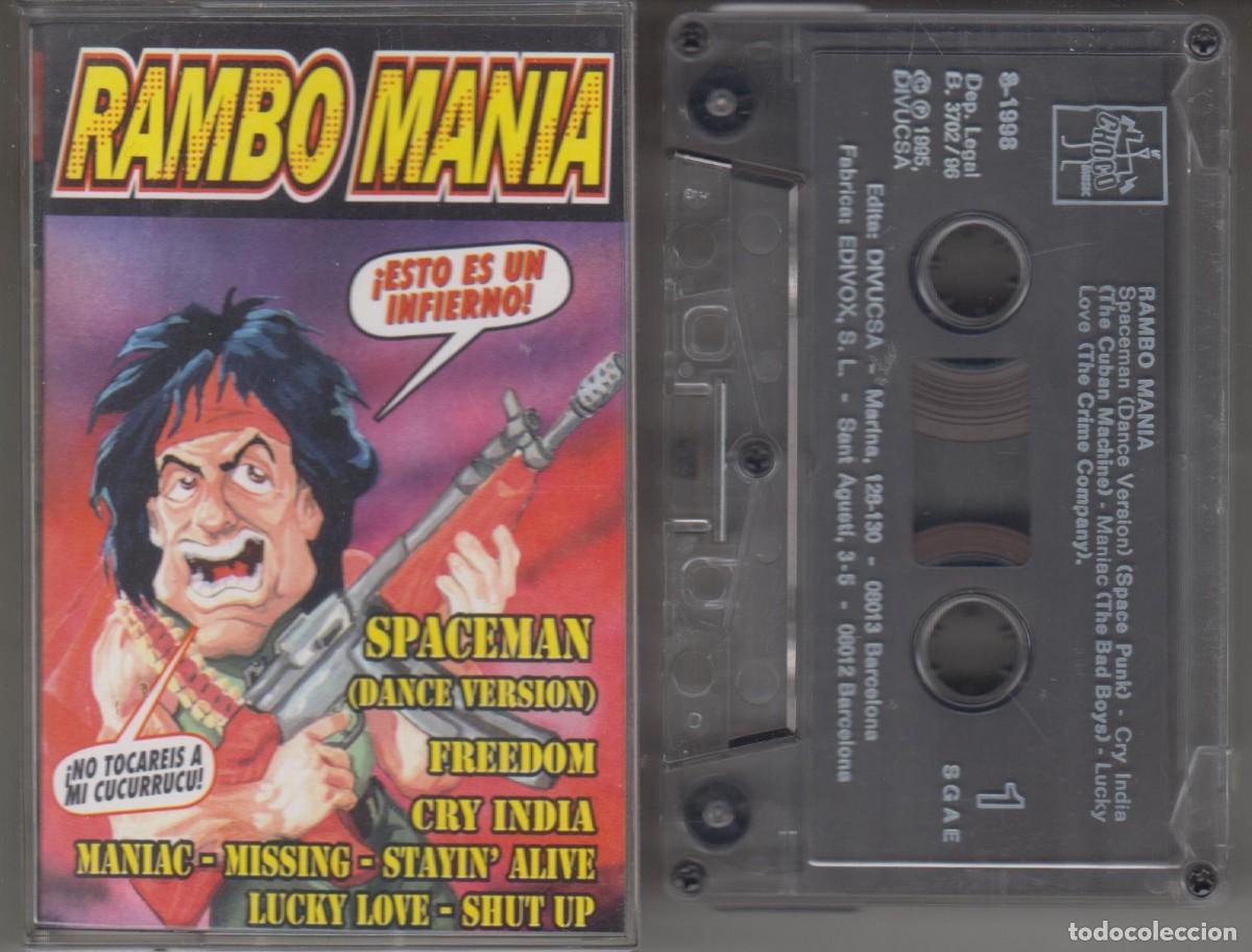 Casetes antiguos: Rambo Man&iacute;a cassette 1995 Techno House - Foto 1