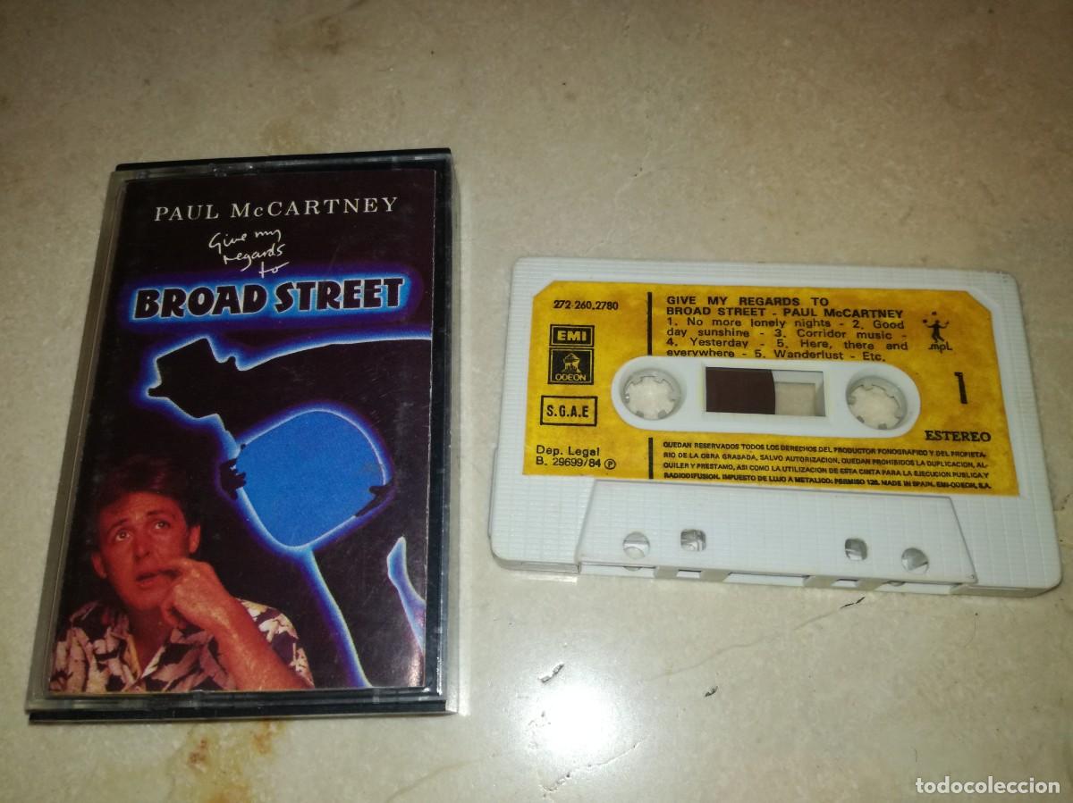 Casetes antiguos: PAUL McCARTNEY-GIVE MY REGARDS TO BROAD STREET-ORIGINAL ESPA&Ntilde;OL 1984