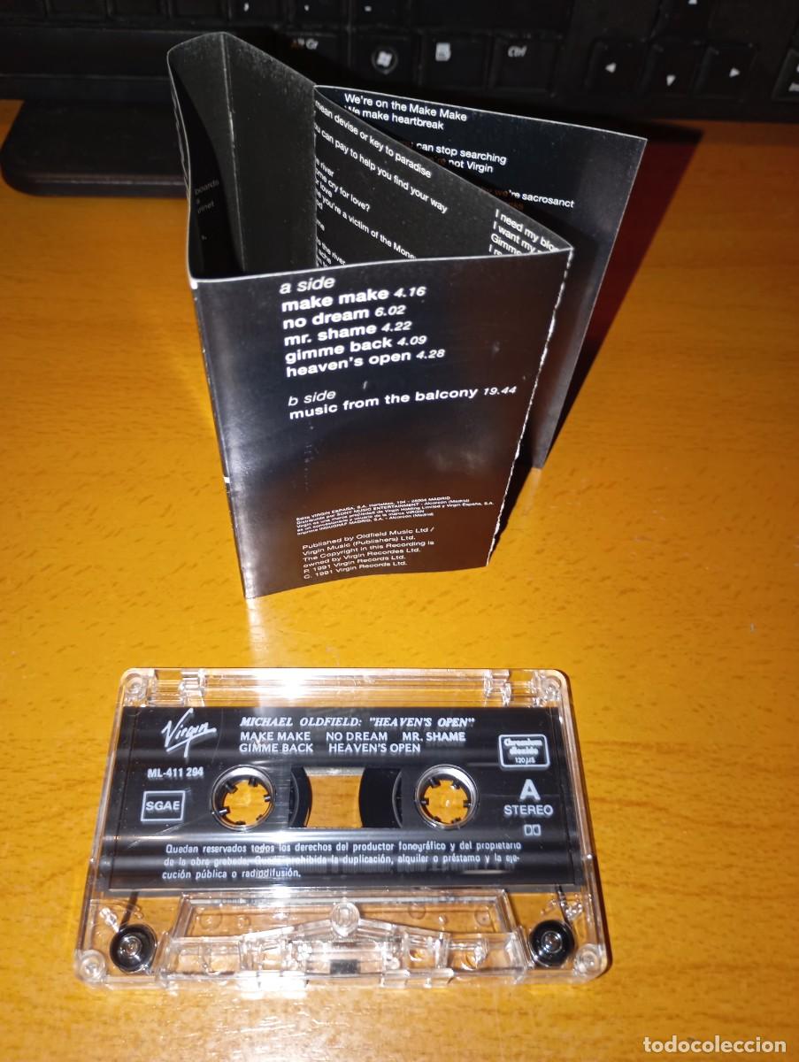 Casetes antiguos: MICHAEL OLDFIELD &rdquo;Heavens open&rdquo; - Foto 3