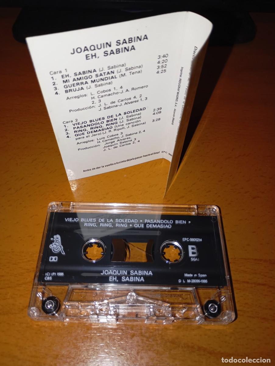 Casetes antiguos: JOAQUIN SABINA &rdquo;Eh, Sabina&rdquo; - Foto 3