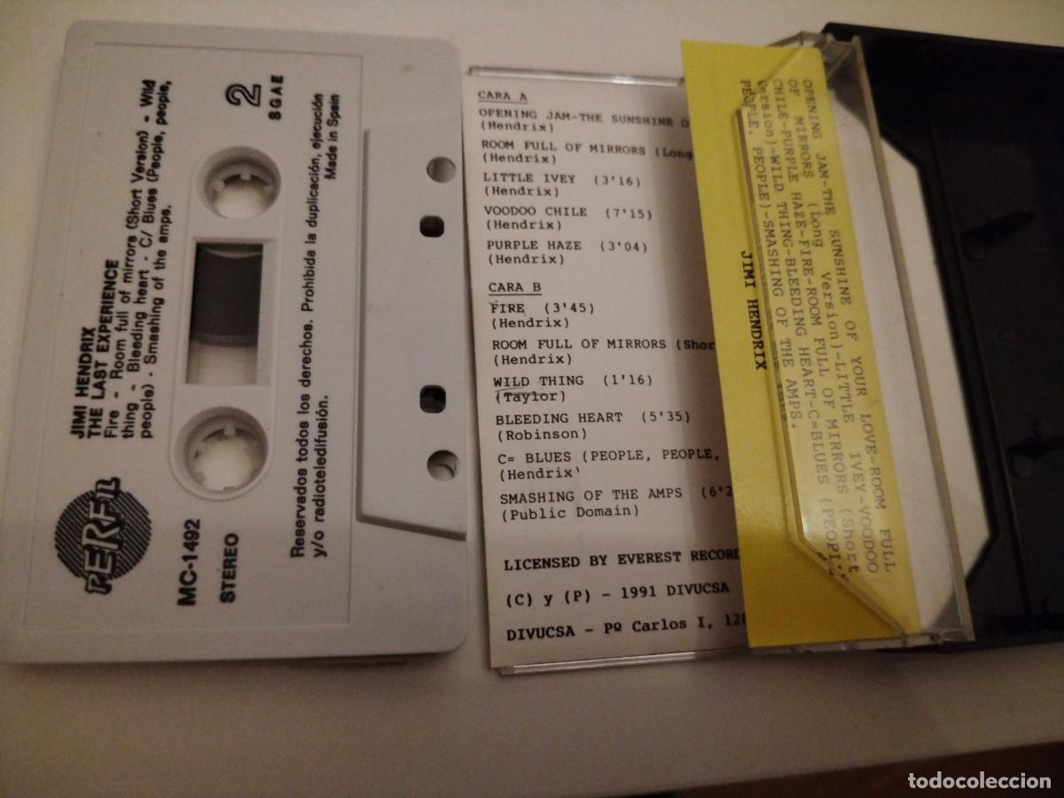 Casetes antiguos: Jimi Hendrix -the last experience - Foto 5