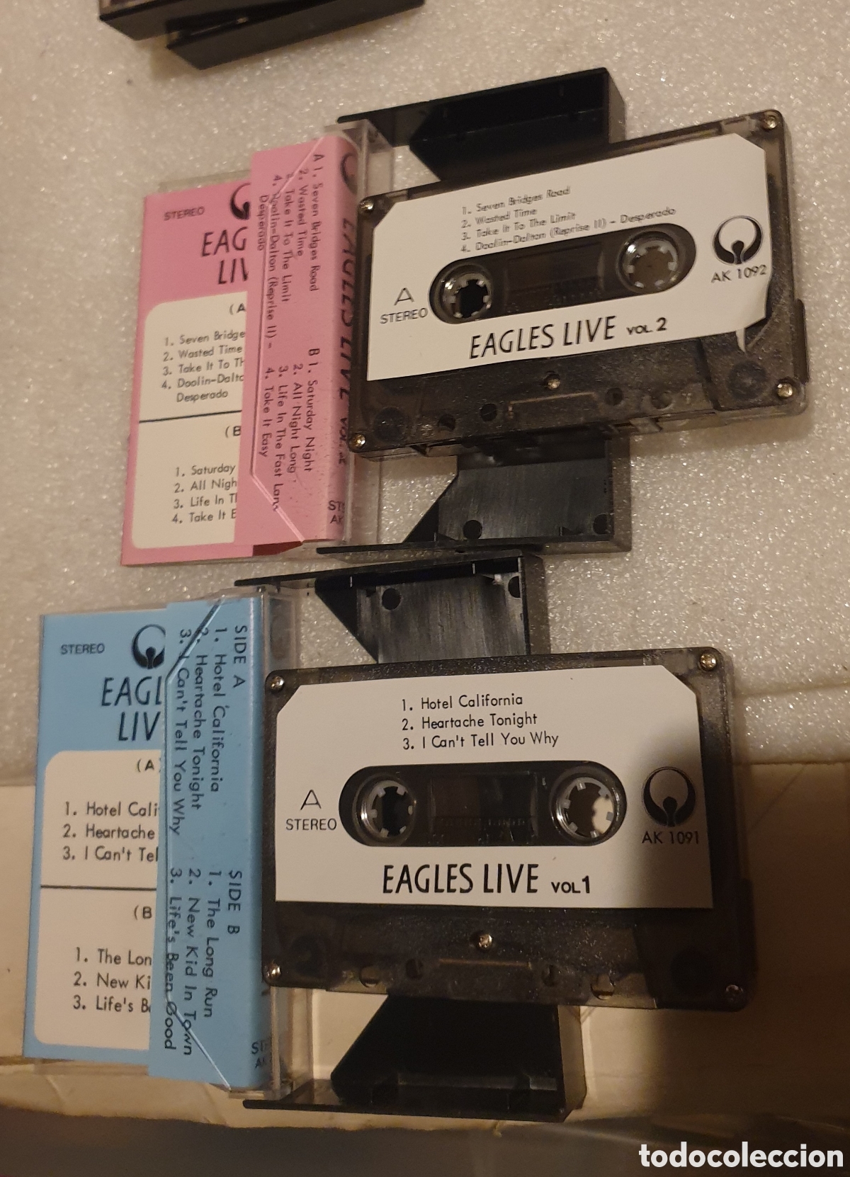 Casetes antiguos: Eagles - live. Doble cassette - Foto 2