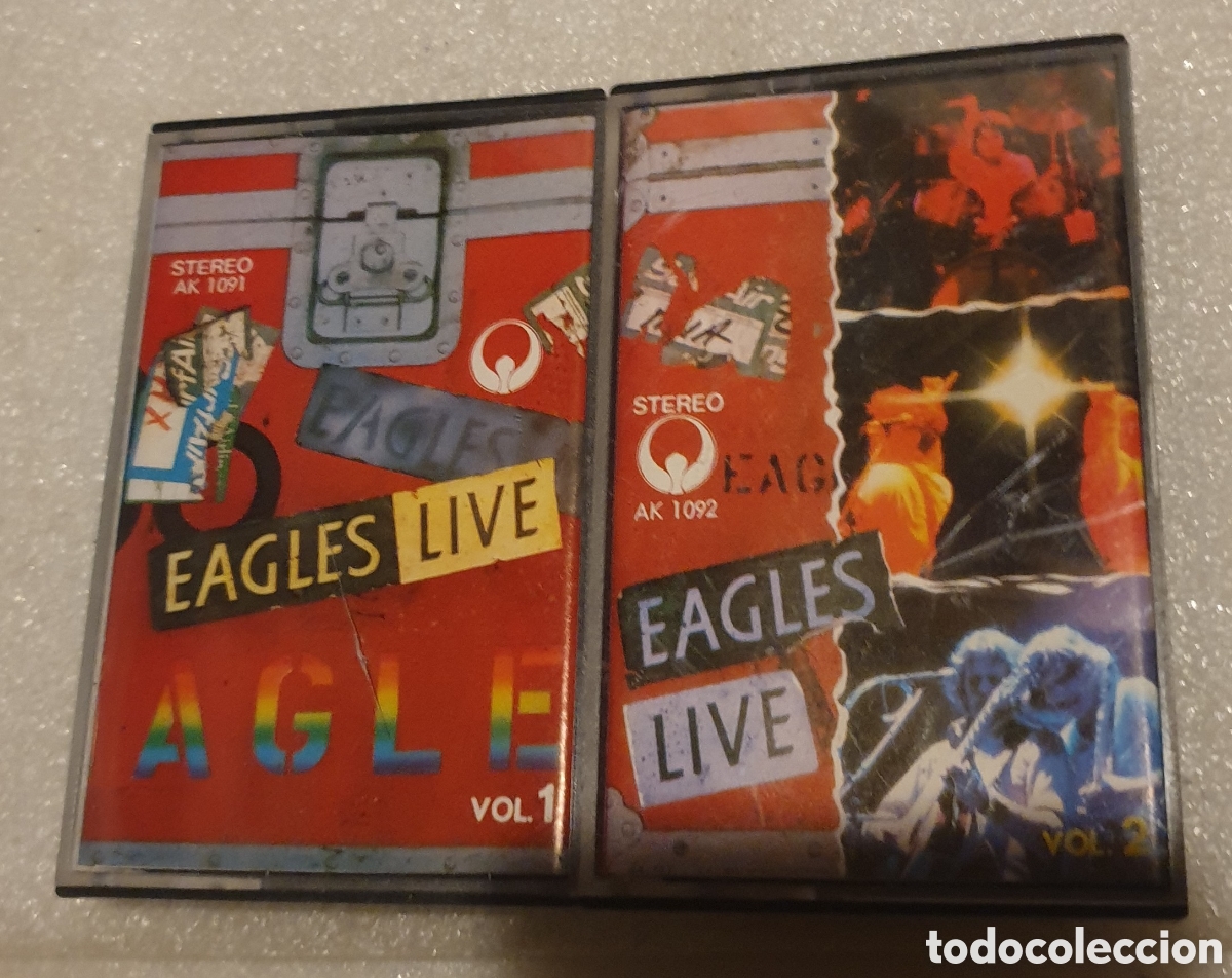 Casetes antiguos: Eagles - live. Doble cassette - Foto 1