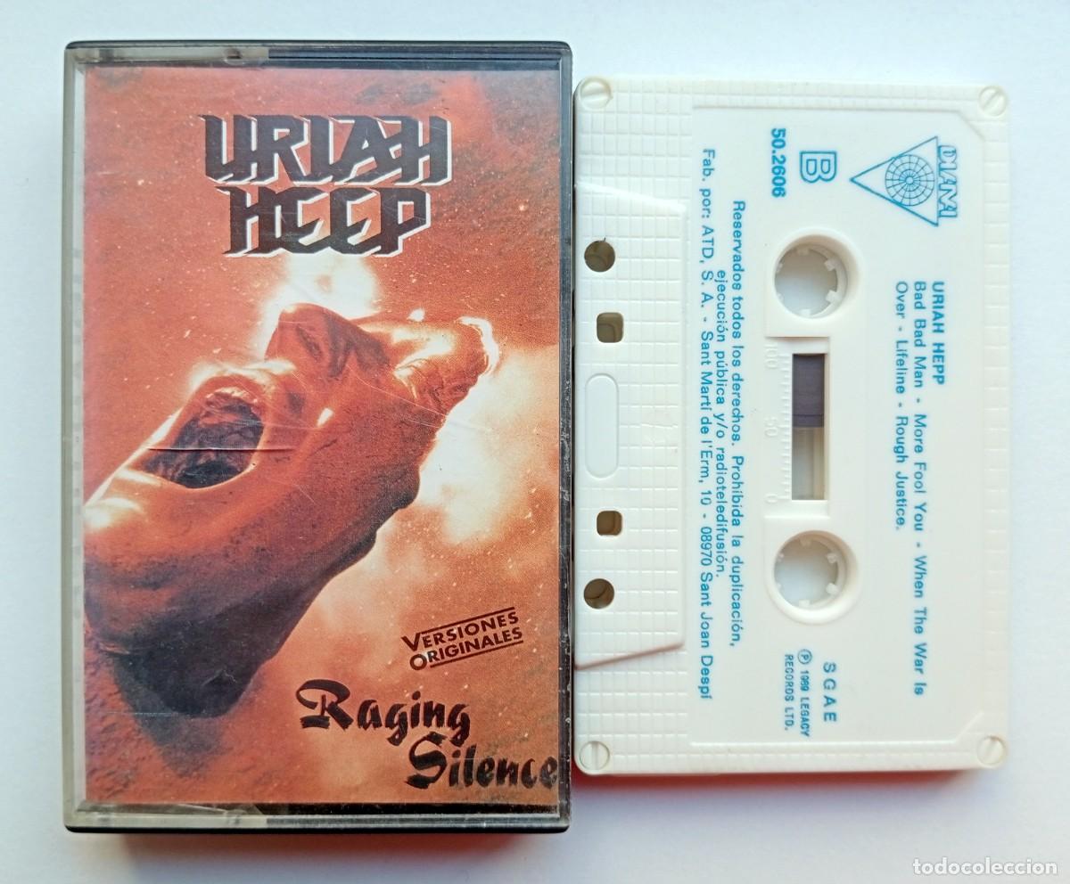 Casetes antiguos: CASSETTE URIAH HEEP - RAGING SILENCE - Foto 1