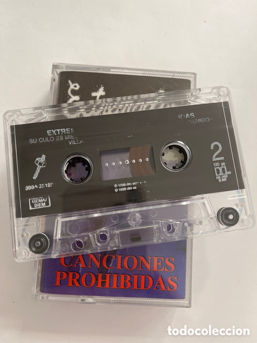 Casetes antiguos: EXTREMODURO - CANCIONES PROHIBIDAS - Foto 4