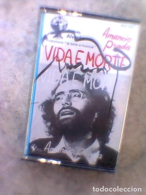 Casetes antiguos: &iexcl; Firmado ! - Amancio Prada - Vida e Morte (Hispavox, 1974) - Foto 2
