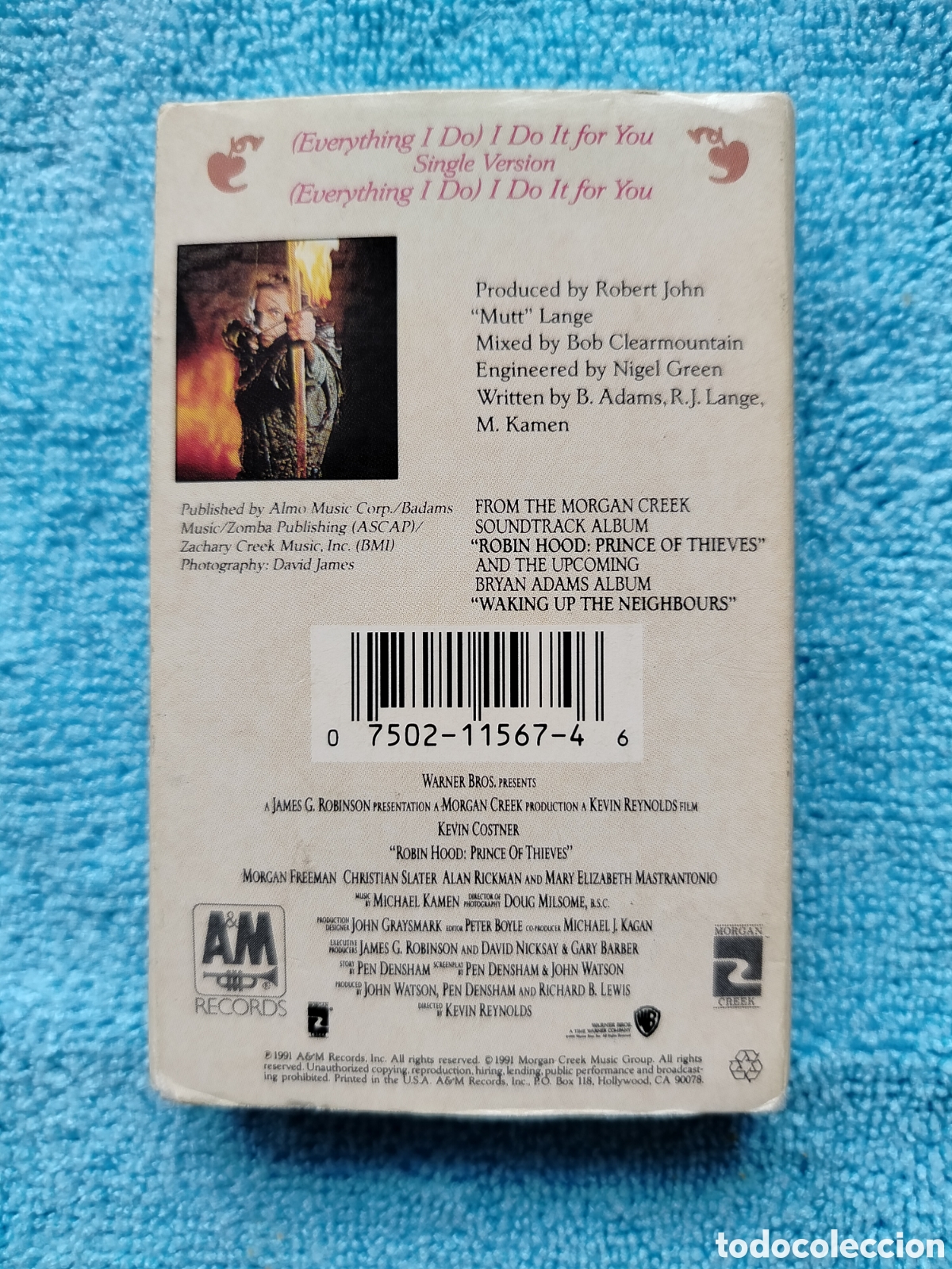 Casetes antiguos: Cass Single Bryan Adams - Foto 2