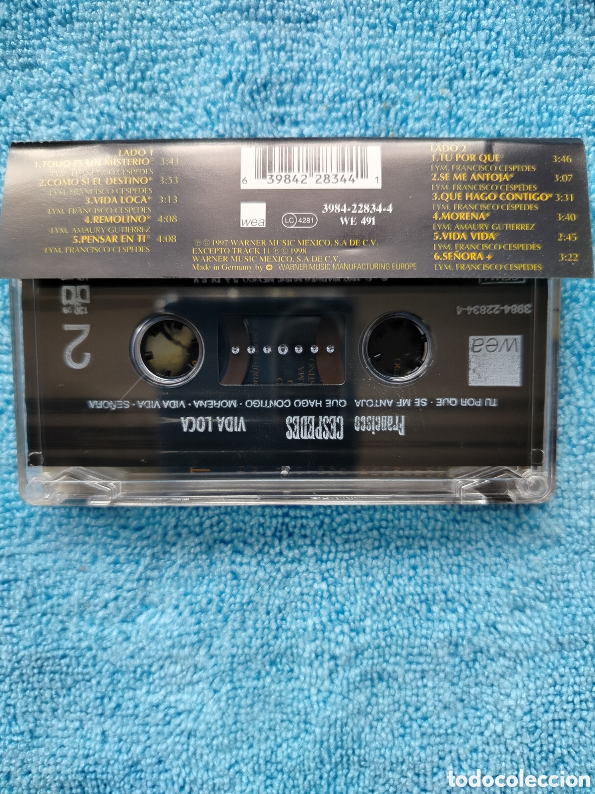 Casetes antiguos: Cassette Francisco C&eacute;spedes - Foto 2