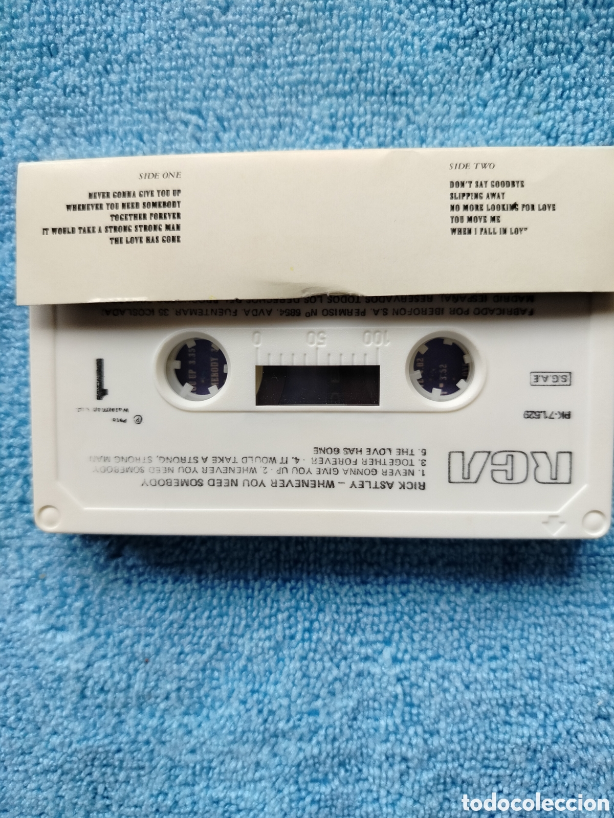 Casetes antiguos: Cassette Rick Astley - Foto 2