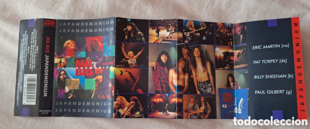 Casetes antiguos: Cinta cassette MR BIG Japandemonium - Foto 6