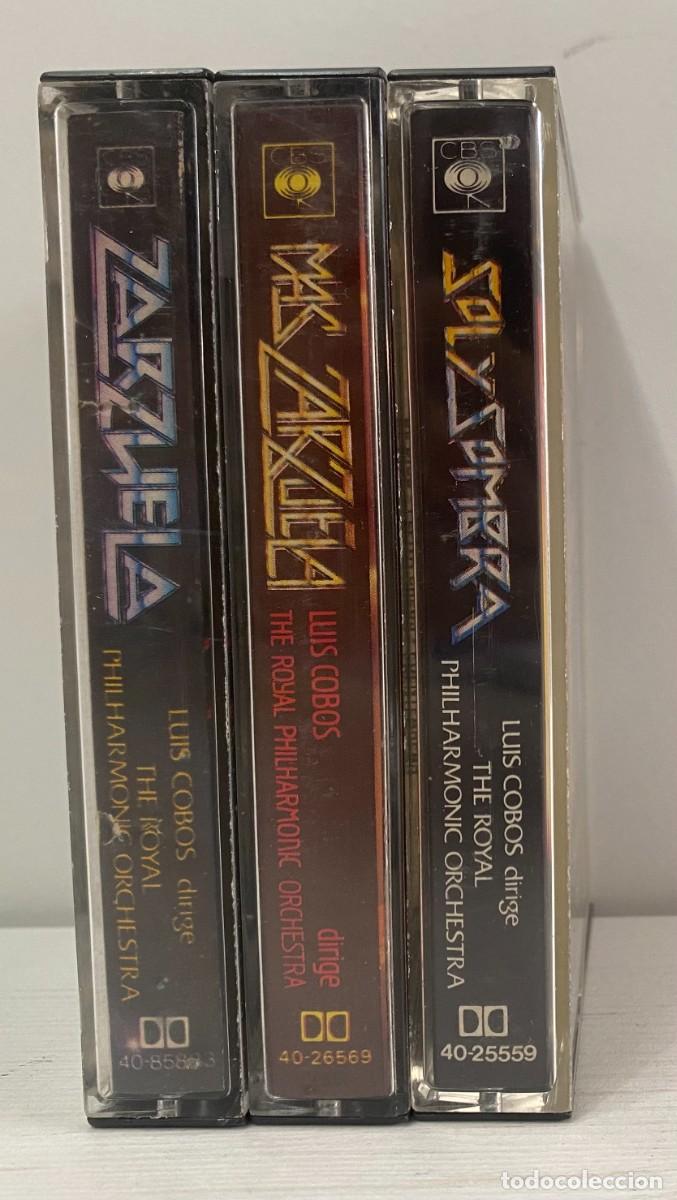 Casetes antiguos: 3 CINTAS CASSETTE LUIS COBOS ZARZUELA - Foto 2