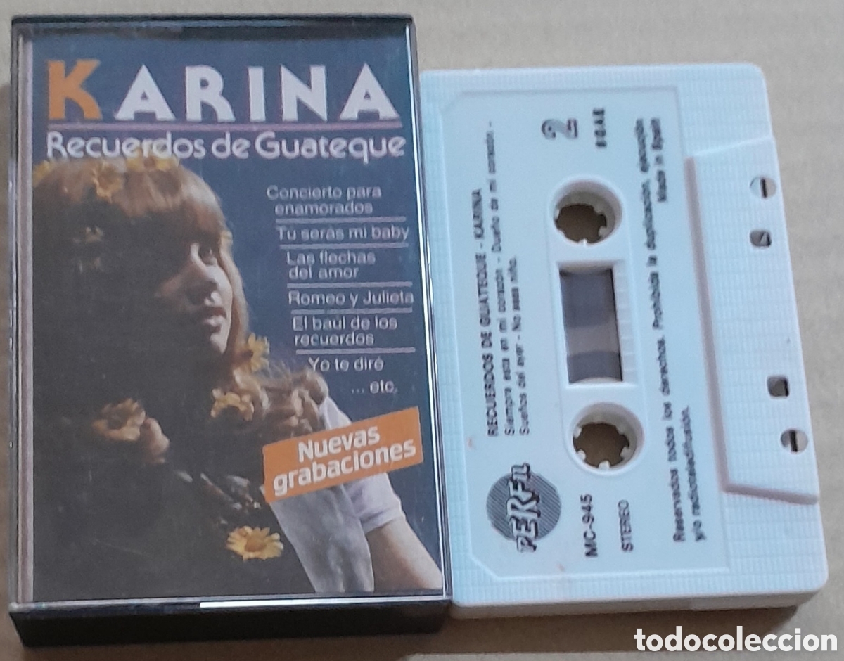 Casetes antiguos: KARINA - RECUERDOS DE GUATEQUE - Foto 1