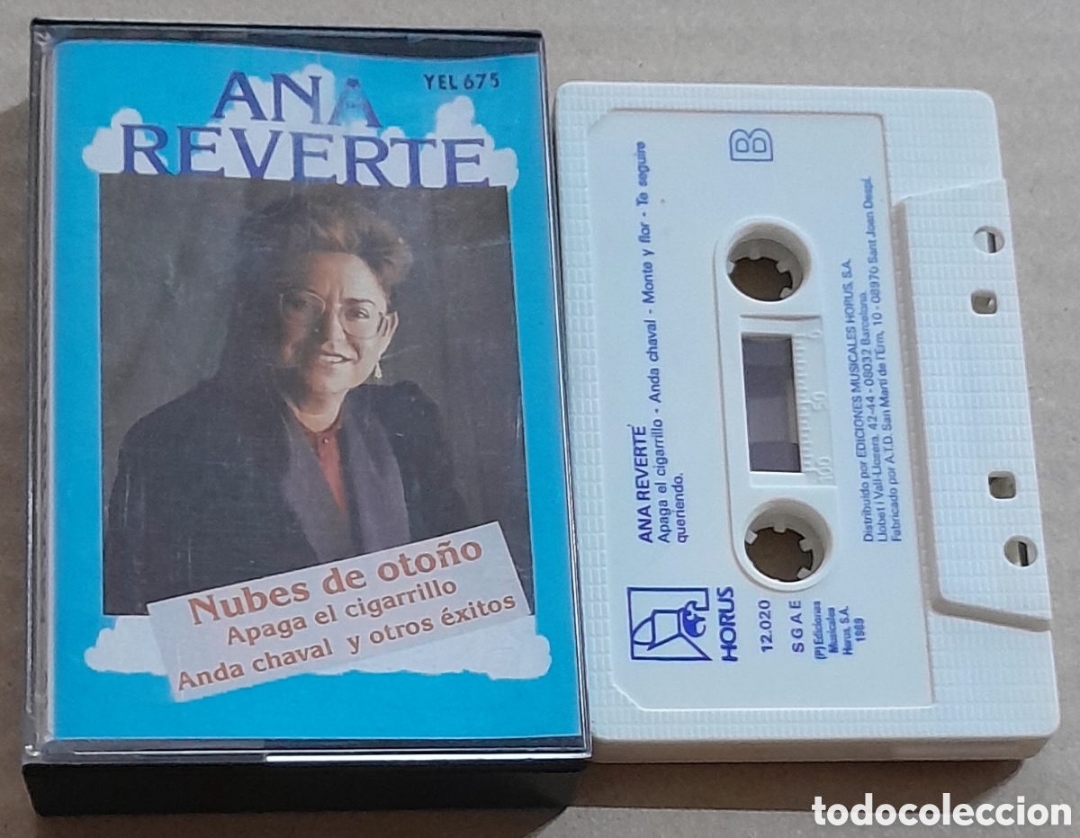 Casetes antiguos: ANA REVERTE - NUBES DE OTO&Ntilde;O - Foto 1
