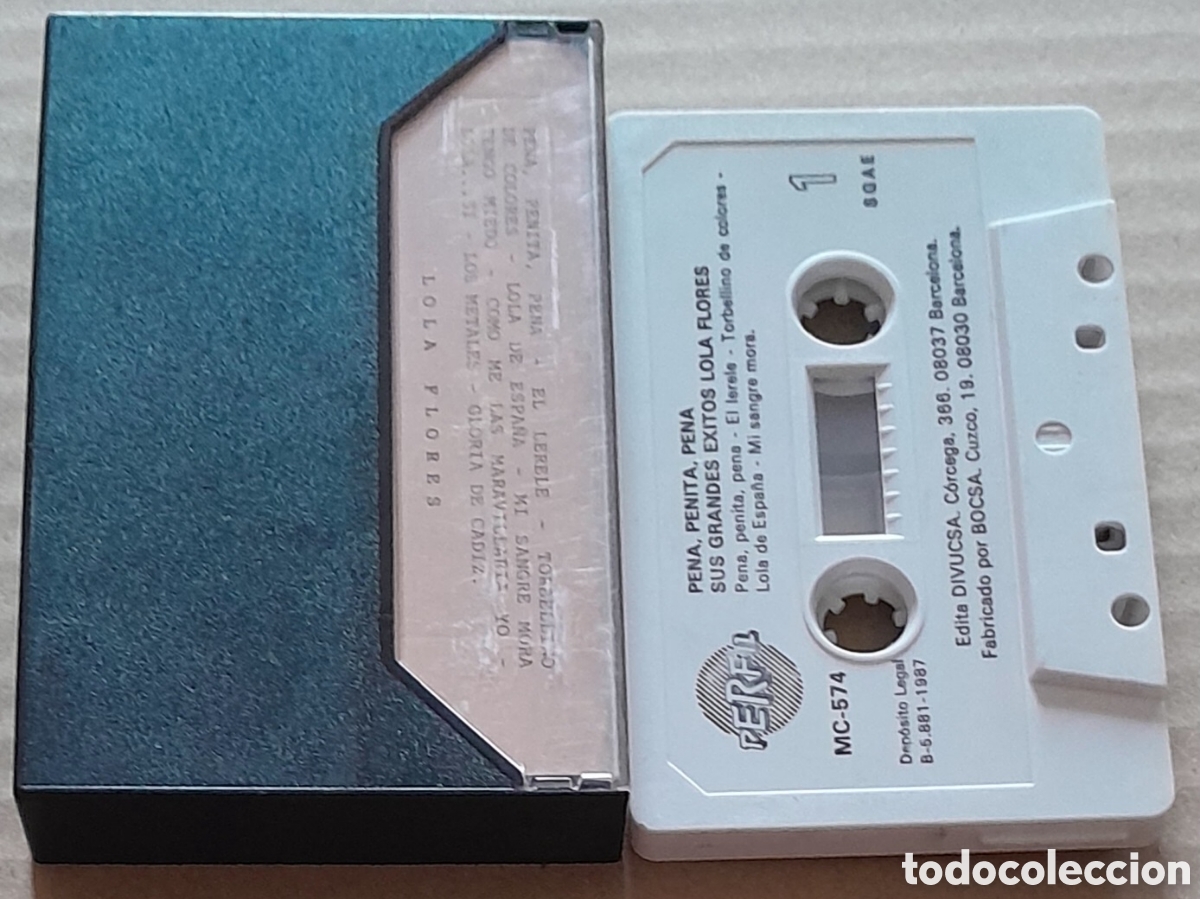 Casetes antiguos: LOLA FLORES - SUS GRANDES EXITOS - Foto 2