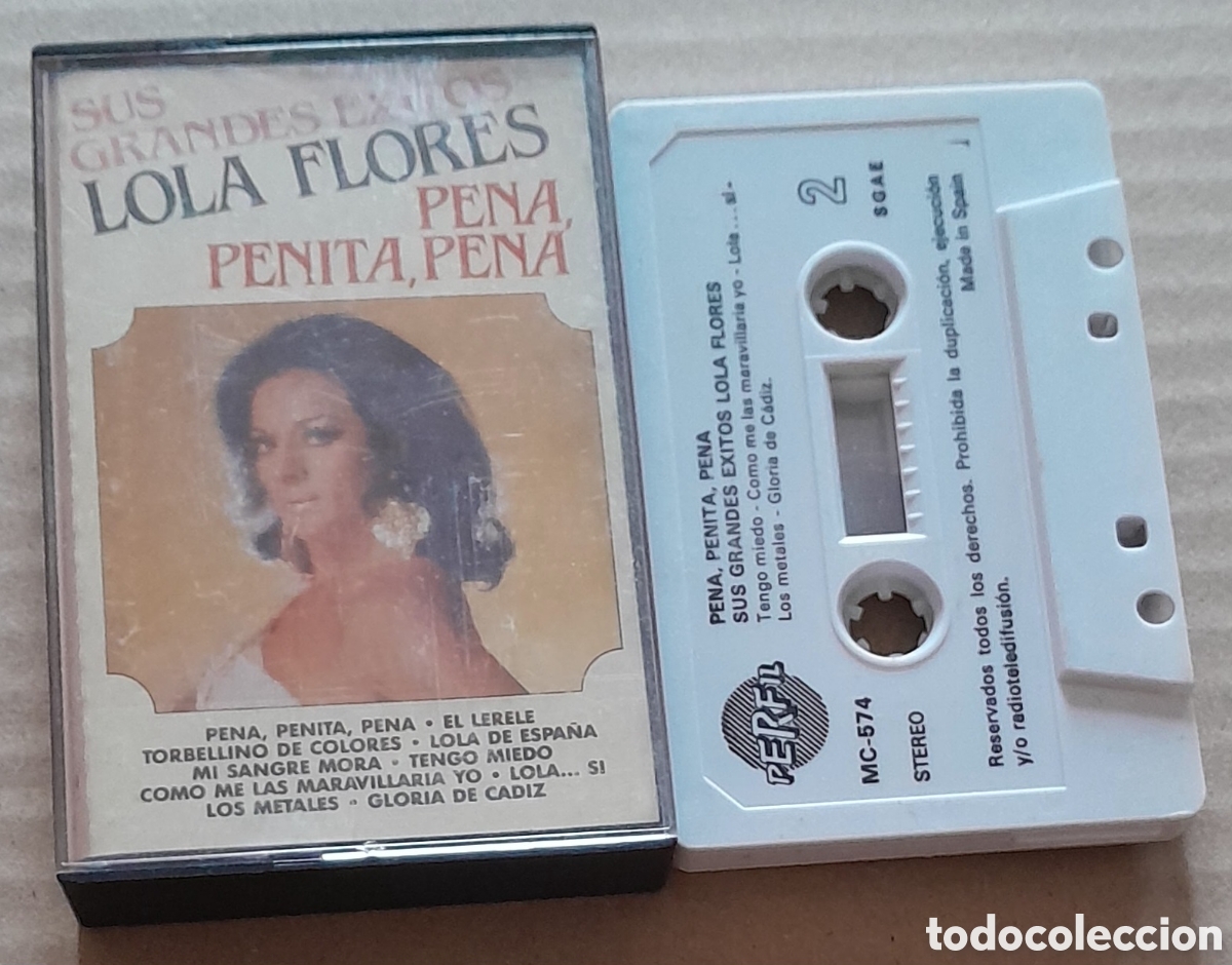 Casetes antiguos: LOLA FLORES - SUS GRANDES EXITOS - Foto 1