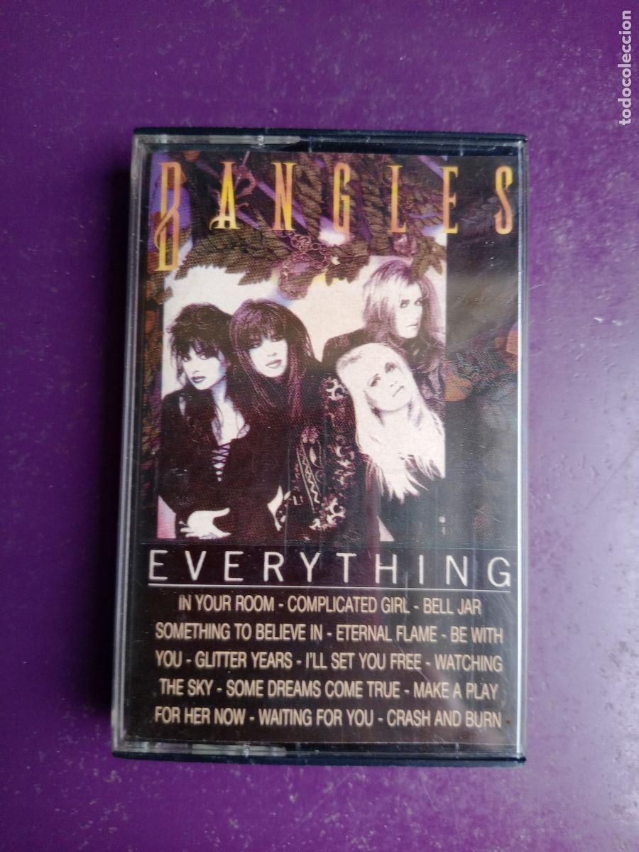 Casetes antiguos: Bangles &lrm;&ndash; Everything - CASETE CBS 1988 - POP ROCK 80S 90S - - Foto 1