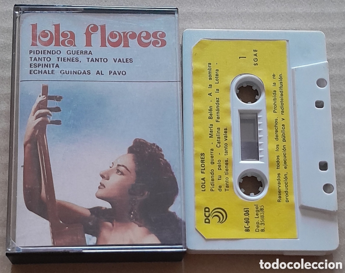 Casetes antiguos: LOLA FLORES - DCD 1985 - Foto 1