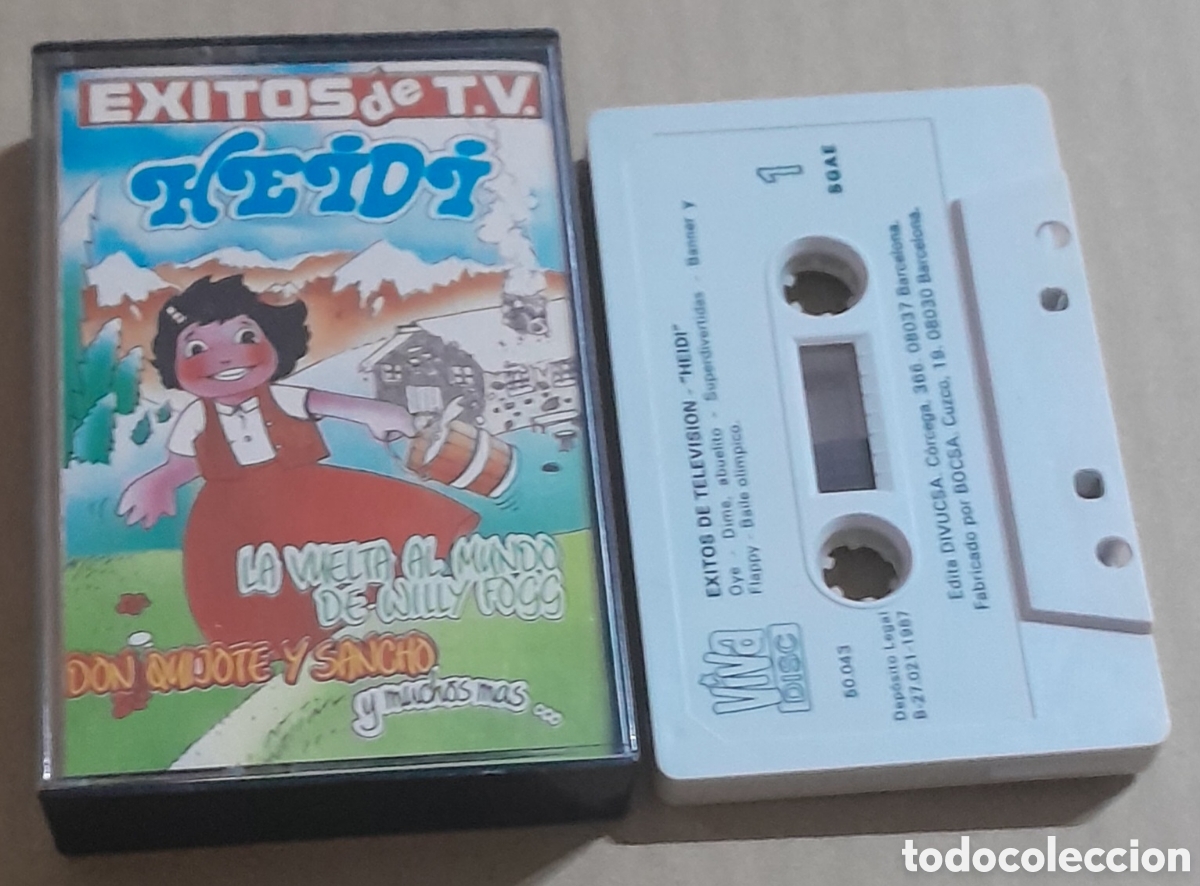 Casetes antiguos: GRUPO SESAMO - HEIDI - EXITOS DE TV - Foto 1
