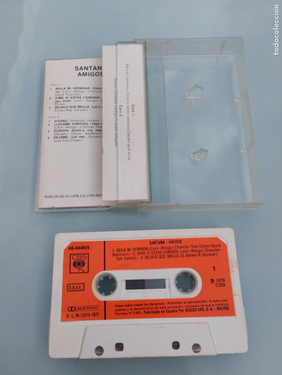Casetes antiguos: Cinta Cassette antigua Santana - Foto 2