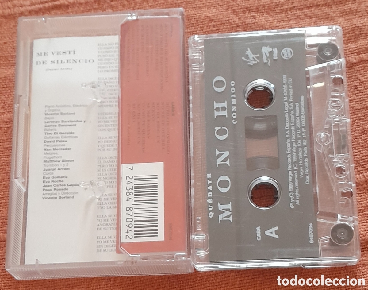 Casetes antiguos: MONCHO - QUEDATE CONMIGO - Foto 2