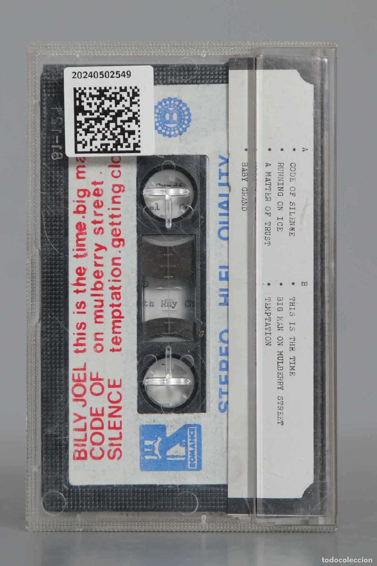 Casetes antiguos: CASSETTE. BILLY JOEL. CODE OF SILENCE - Foto 2