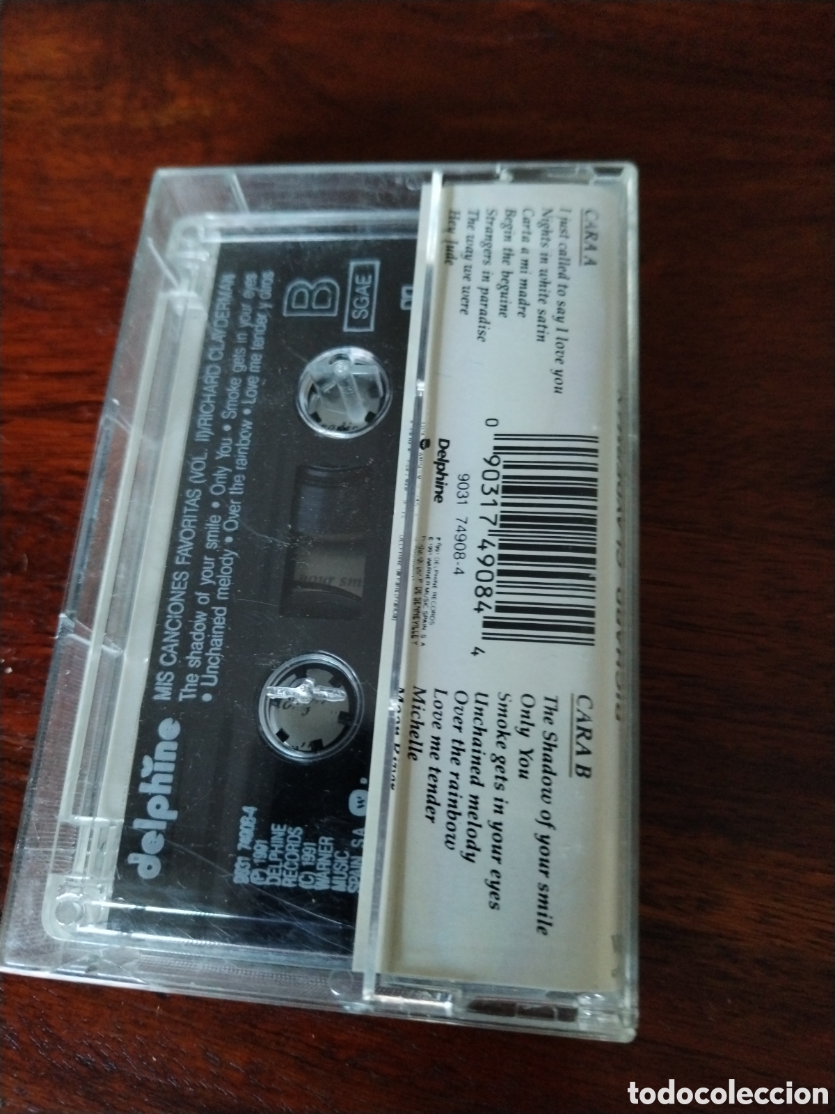 Casetes antiguos: RICHARD CLAYDERMAN. VOL 2. CASETE. - Foto 2