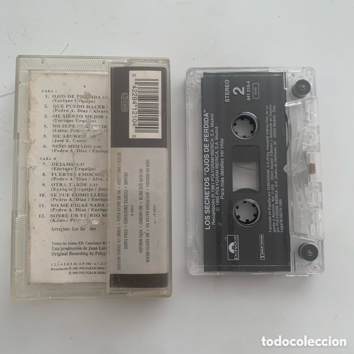Casetes antiguos: cinta cassette Los Secretos Ojos De Perdida - Foto 2