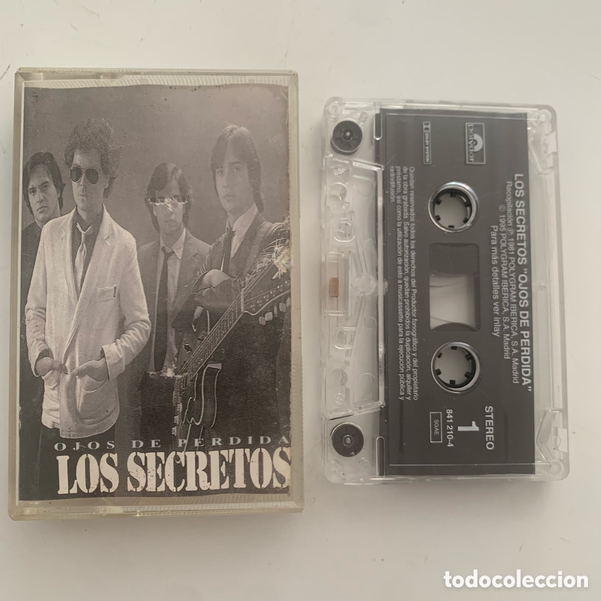 Casetes antiguos: cinta cassette Los Secretos Ojos De Perdida - Foto 1
