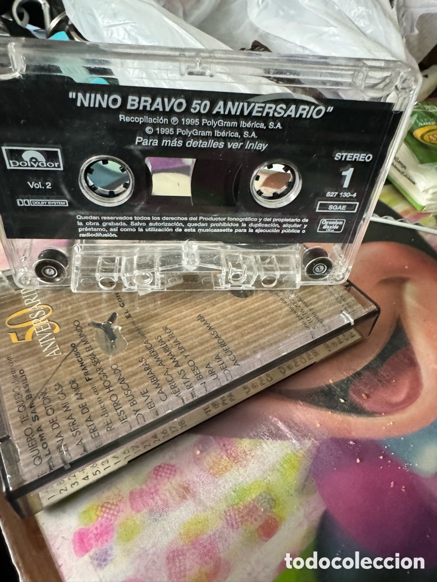 Casetes antiguos: Cinta de cassette. Nino bravo - Foto 4