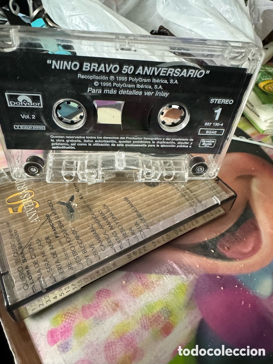 Casetes antiguos: Cinta de cassette. Nino bravo - Foto 5