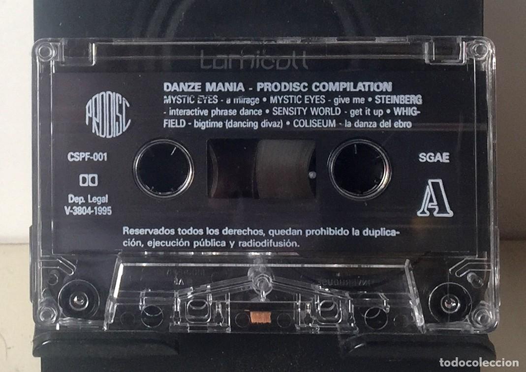 Casetes antiguos: Danze Man&iacute;a - Prodisc Compilation - Cassette - Foto 4